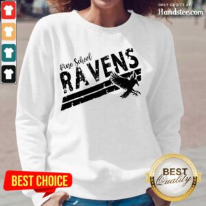 Surprised Rine School Ravens Eagle Long-Sleeved