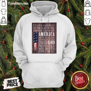Top American Flag One Nation Under God Indivisible Hoodie