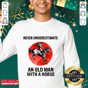 An Old Man With A Horse Sweater
