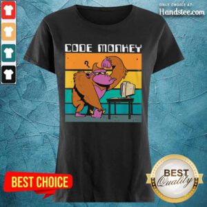 Code Monkey Gorilla Ladies Tee