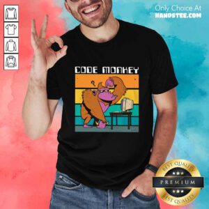 Code Monkey Gorilla Shirt