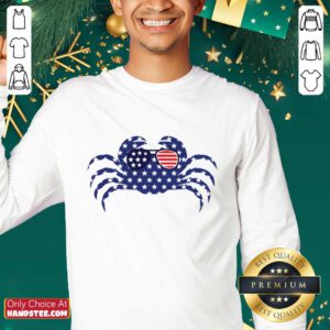 Crab American Flag Sweater