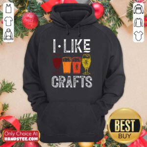 I Like Crafts Vintage Hoodie