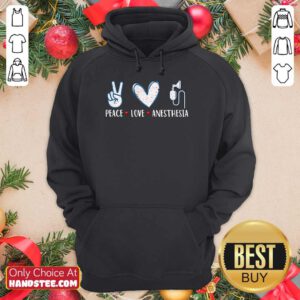 Peace Love Anesthesia Hoodie