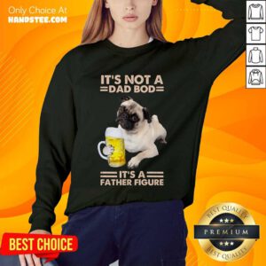 Pug Drink Beer Dad Bod Father Figure Sweater