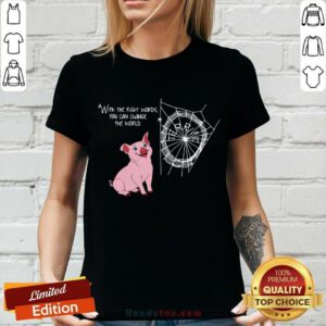 Right Words You Can Change The World V-neck