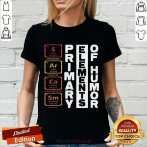 Sarcasm Primary Elements Of Hum V-neck
