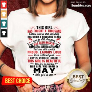 This Girl Is Beautiful May Girl Ladies Tee