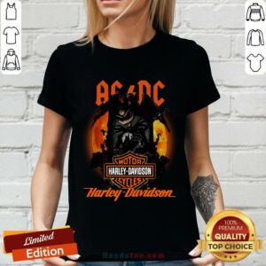 ACDC Harley Davidson V-neck