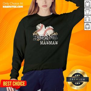 Baseball Mawmaw Sweater