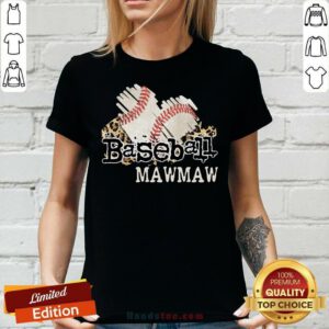 Baseball Mawmaw V-neck