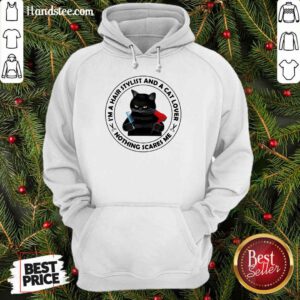Black Cat I'm A Hair Stylist Hoodie