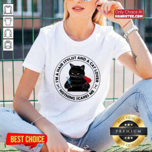 Black Cat I'm A Hair Stylist V-neck