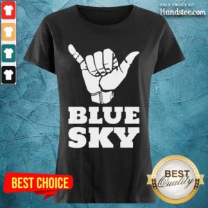 Blue Sky Hand Ladies Tee