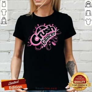 Crush Breast Cancer Awareness V-neck