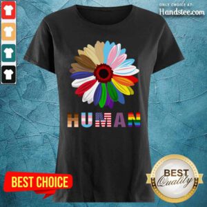 Human Flower LGBT Ladies Tee