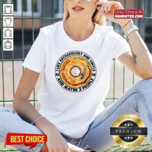I Like Archaeology And Vinyl V-neck