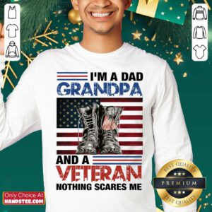 I'm A Dad Grandpa And A Veteran Sweater