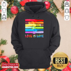 LGBT Love Is Love Hold Hand Hoodie