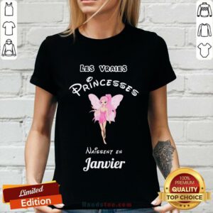 Princesses Naissent En Janvier V-neck