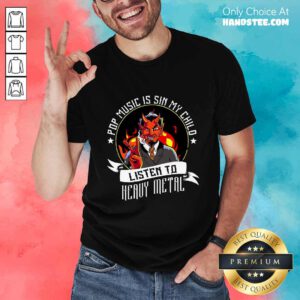Skull Listen To Heavy Metal Shirt
