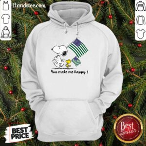 Snoopy You Make Me Happy Hoodie