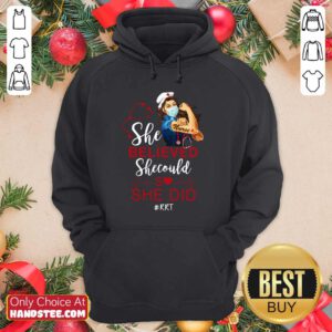 Strong Girl Nurse She Believed RRT Hoodie