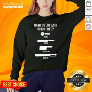 What To Cut With Which Knife Sweater