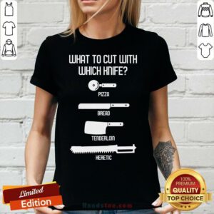 What To Cut With Which Knife V-neck
