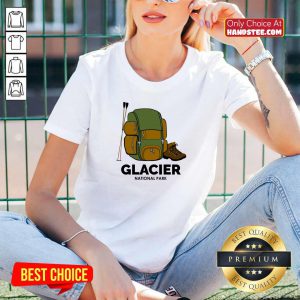 Skating Glacier National Park V-neck