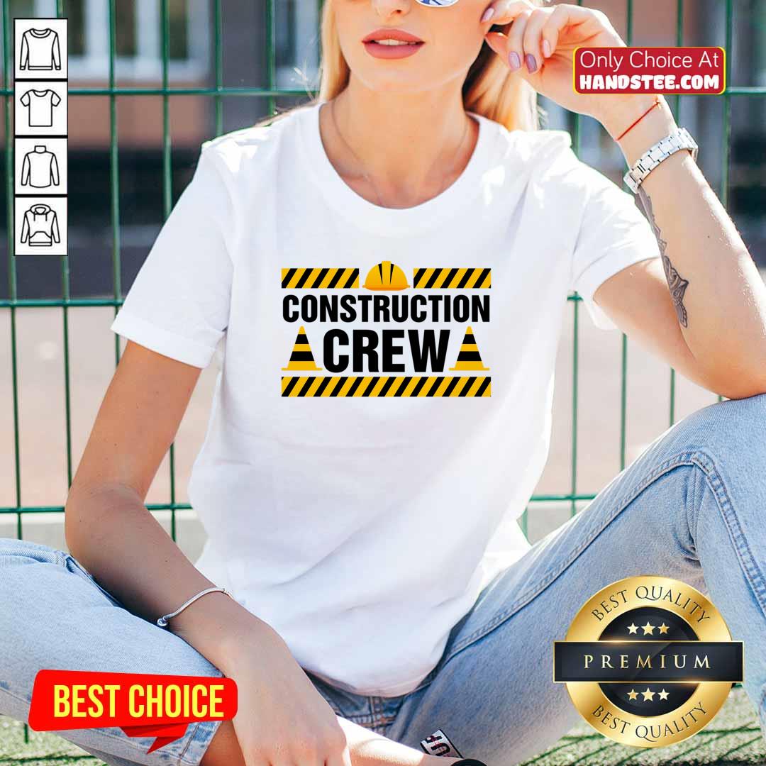 Construction Crew Birthday V-neck Construction Crew Birthday V-neck