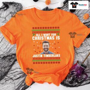 All I Want For Christmas Is Justin Timberlake T-Shirt