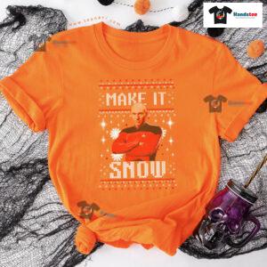 Make It Snow Jean-Luc Picard Star Trek T-Shirt