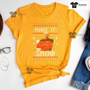 Make It Snow Jean-Luc Picard Star Trek T-Shirt