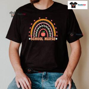 School Nurse Rainbow Future Nurse T-Shirt