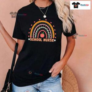 School Nurse Rainbow Future Nurse T-Shirt