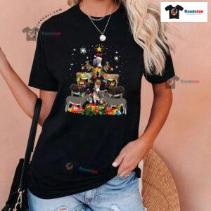 Funny Donkeys Christmas Tree T-Shirt