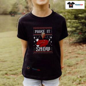 Make It Snow Jean-Luc Picard Star Trek T-Shirt
