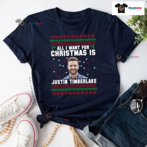 All I Want For Christmas Is Justin Timberlake T-Shirt