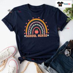 School Nurse Rainbow Future Nurse T-Shirt
