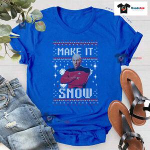 Make It Snow Jean-Luc Picard Star Trek T-Shirt