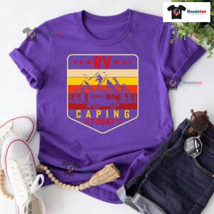 RP Caping Today Camping Car Vintage T-Shirt