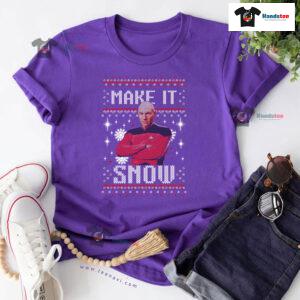 Make It Snow Jean-Luc Picard Star Trek T-Shirt