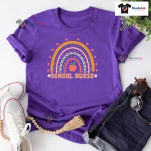 School Nurse Rainbow Future Nurse T-Shirt