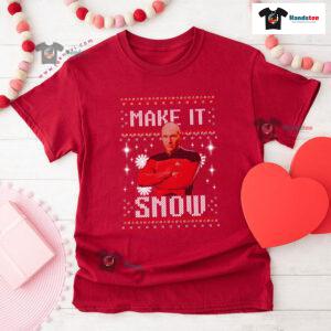 Make It Snow Jean-Luc Picard Star Trek T-Shirt