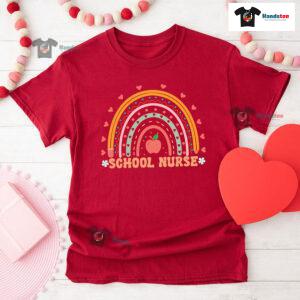 School Nurse Rainbow Future Nurse T-Shirt