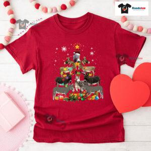Funny Donkeys Christmas Tree T-Shirt