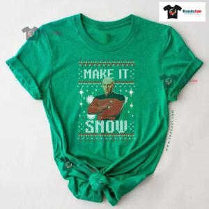 Make It Snow Jean-Luc Picard Star Trek T-Shirt