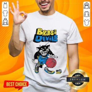 Brasi Devils Slam Dunk Basketball T-shirt