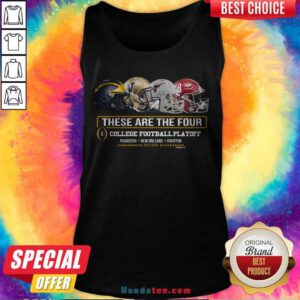 Official Black 2023 Cfp Bound Four Team tank-top